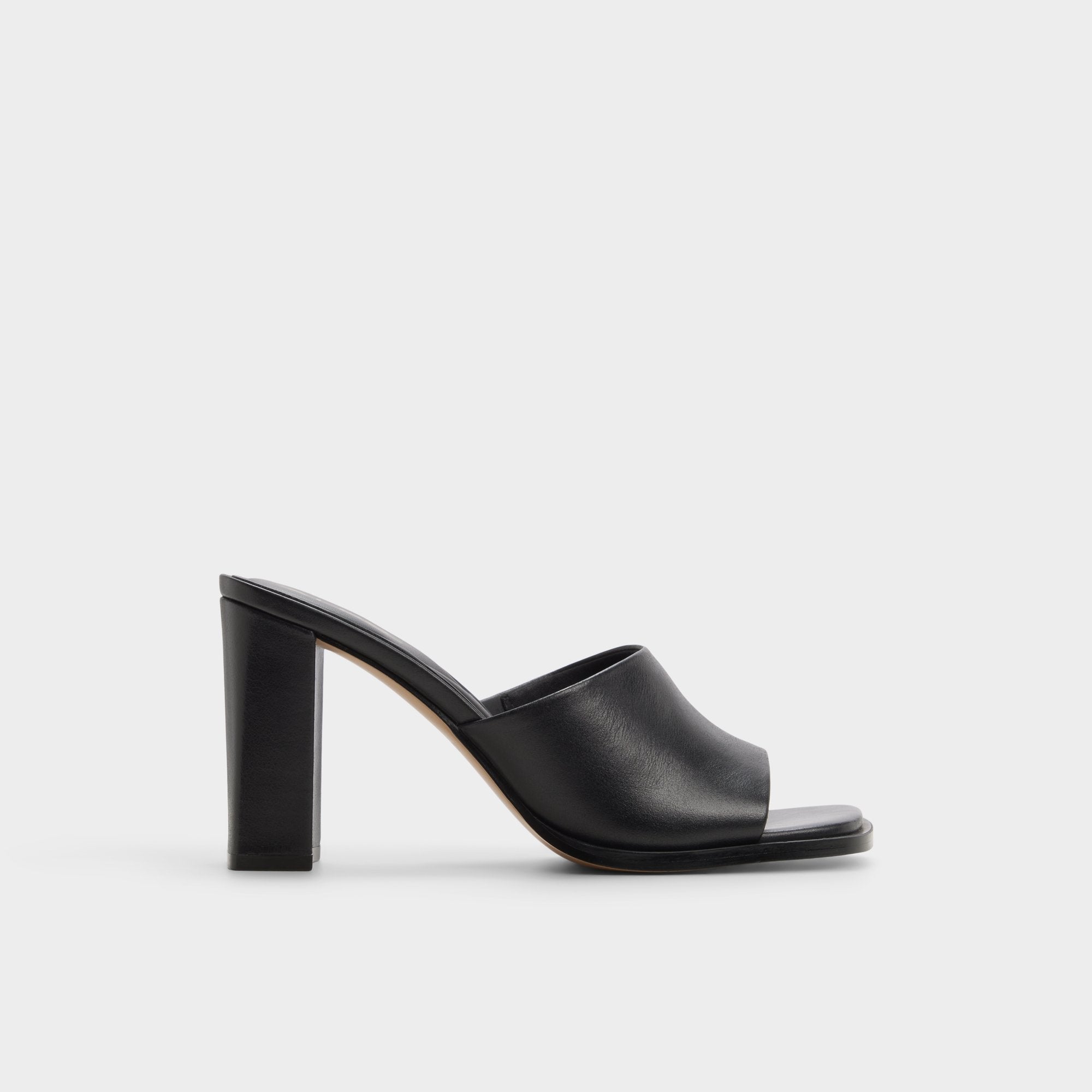 Aldo Re in Sophia Black - Heeled mule, Block heel Women|New