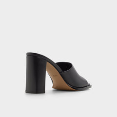 Aldo Re in Sophia Black - Heeled mule, Block heel Women|New