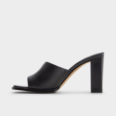 Aldo Re in Sophia Black - Heeled mule, Block heel Women|New
