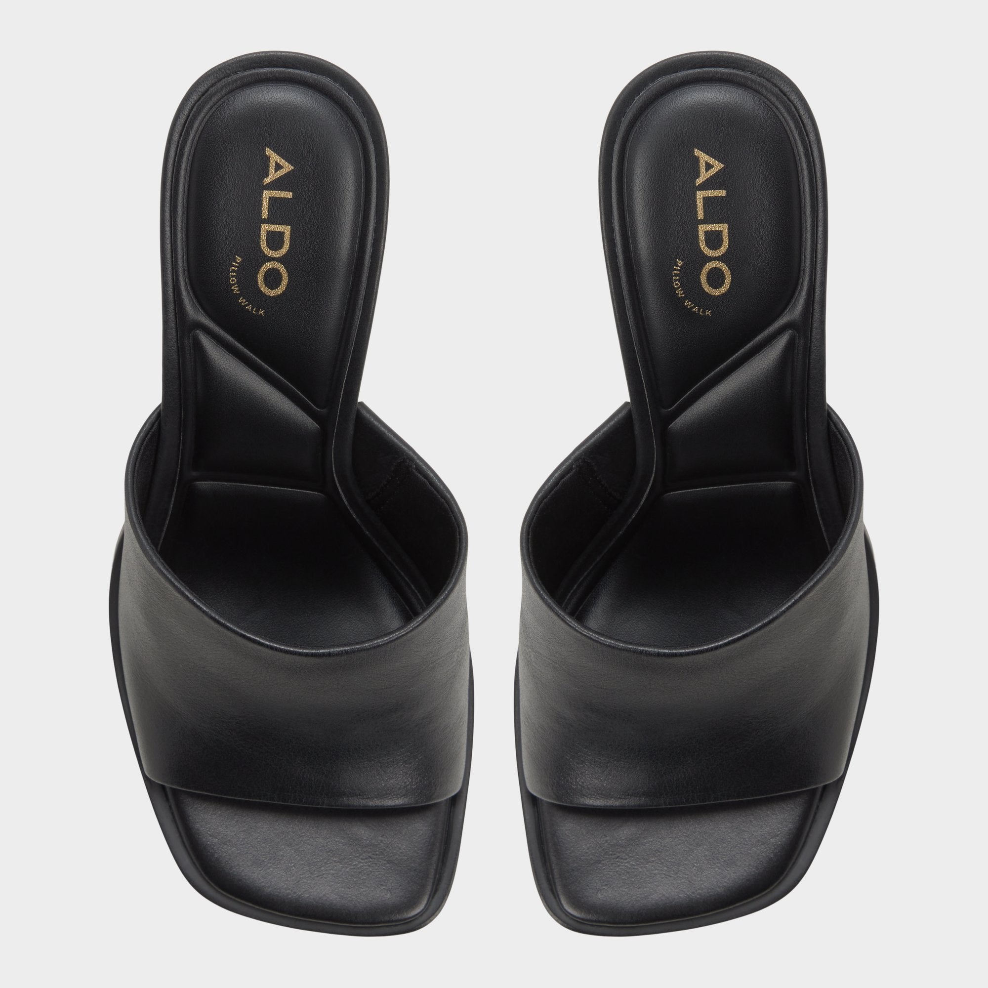 Aldo Re in Sophia Black - Heeled mule, Block heel Women|New