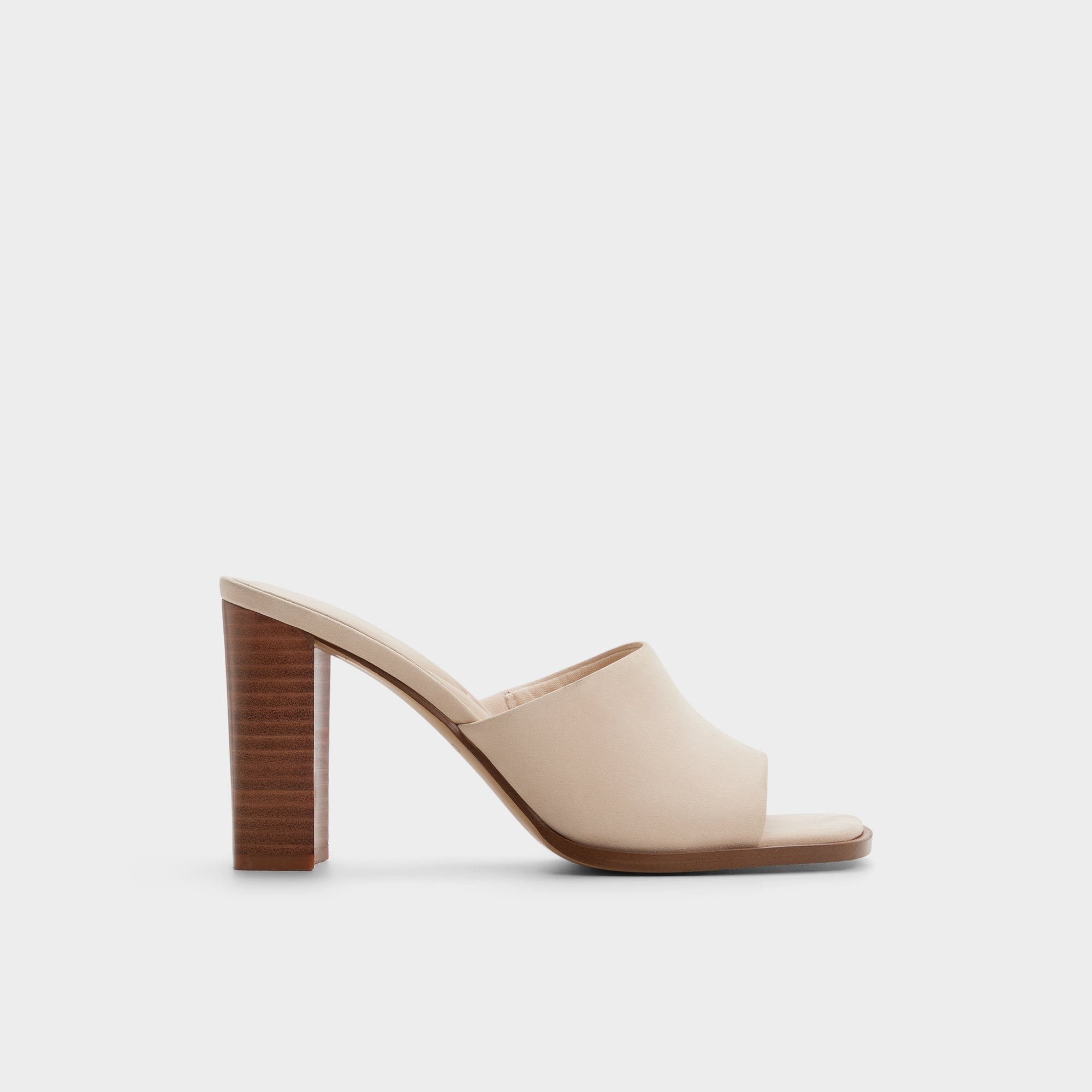 Aldo Re in Sophia Other Beige - Heeled mule, Block heel Women|New