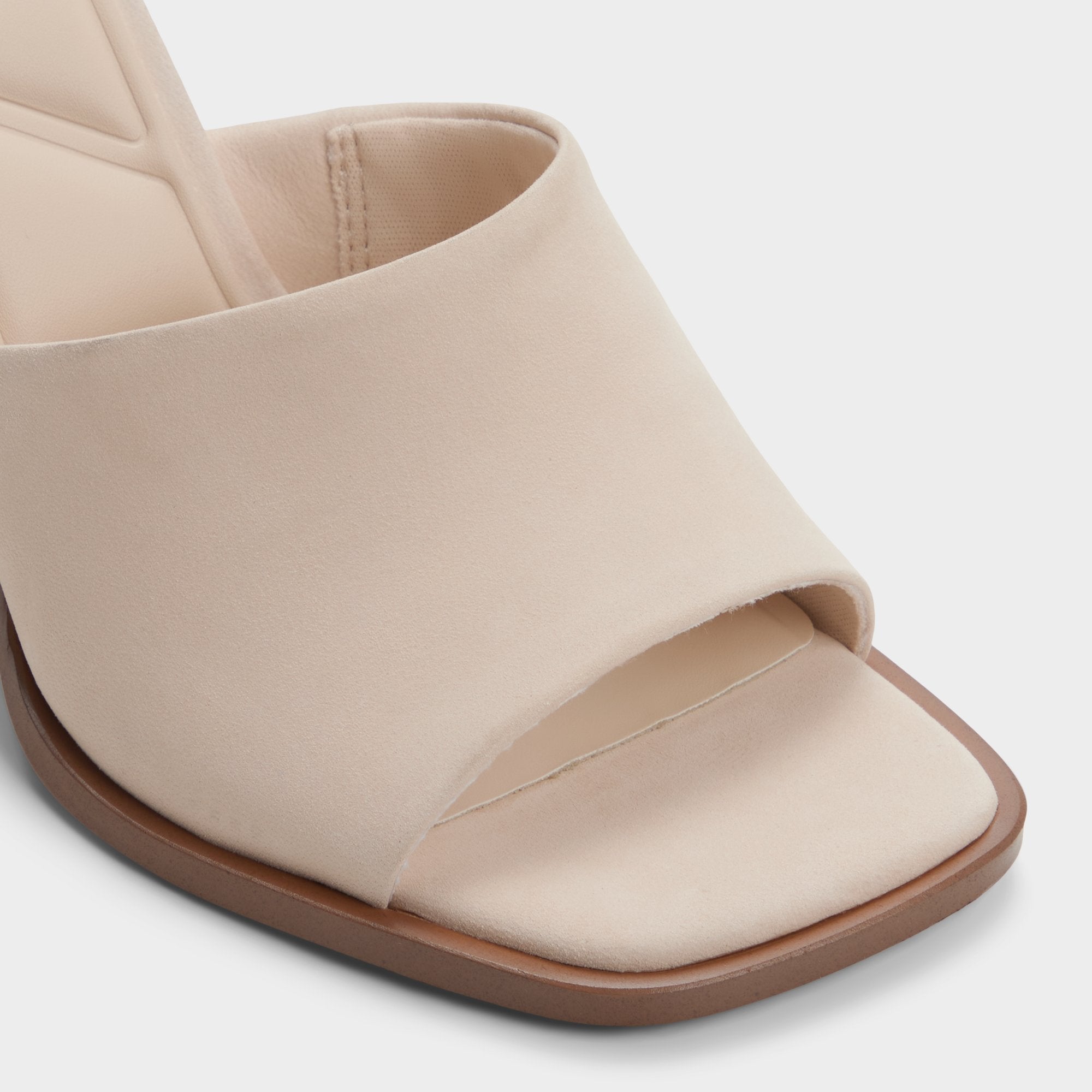 Aldo Re in Sophia Other Beige - Heeled mule, Block heel Women|New