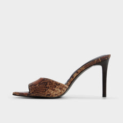 Aldo Anniebrilden in Brown Multi 14190598 - Heeled mule, Stiletto heel Women|New
