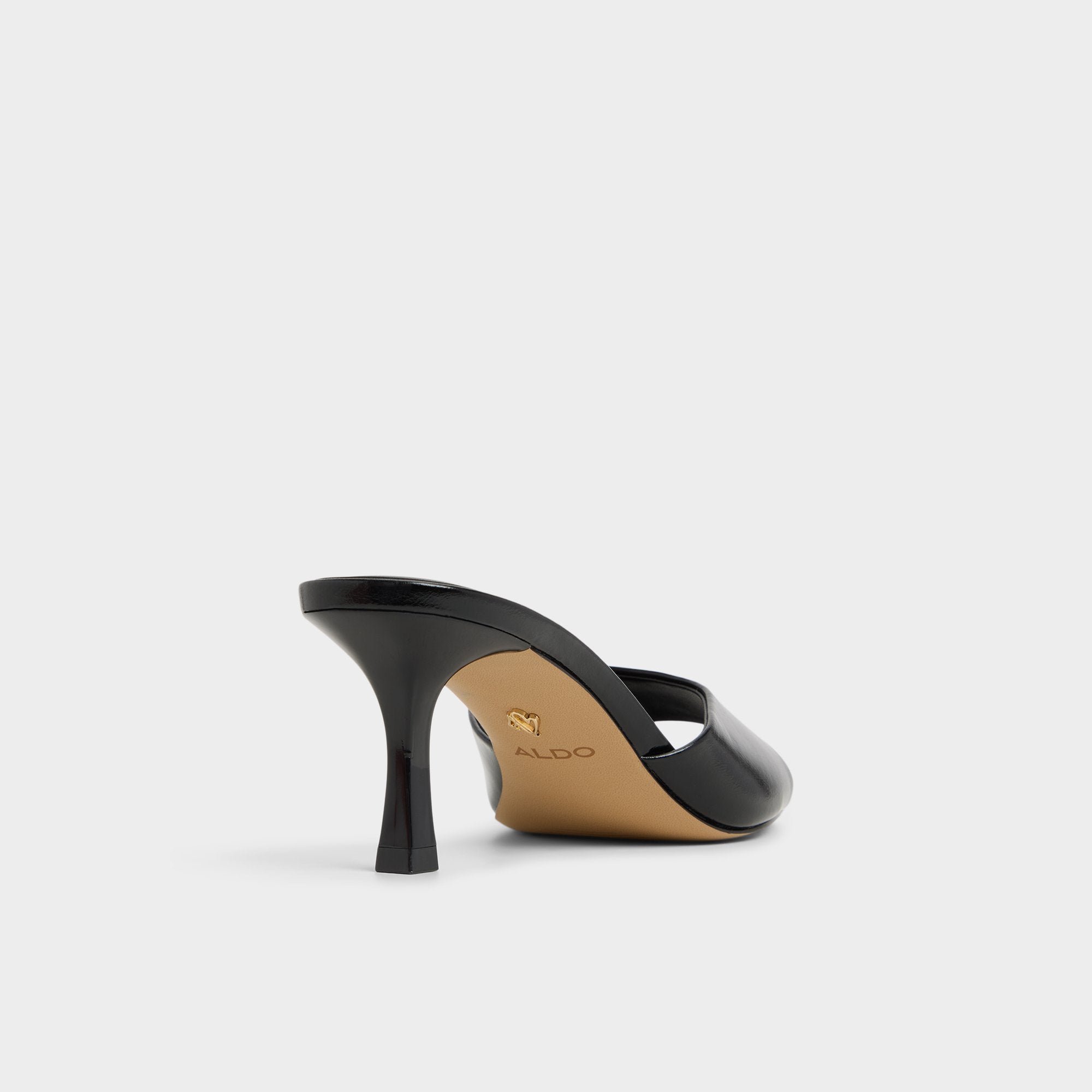 Aldo Annaberaen in Black - Heeled mule, Stiletto heel Women