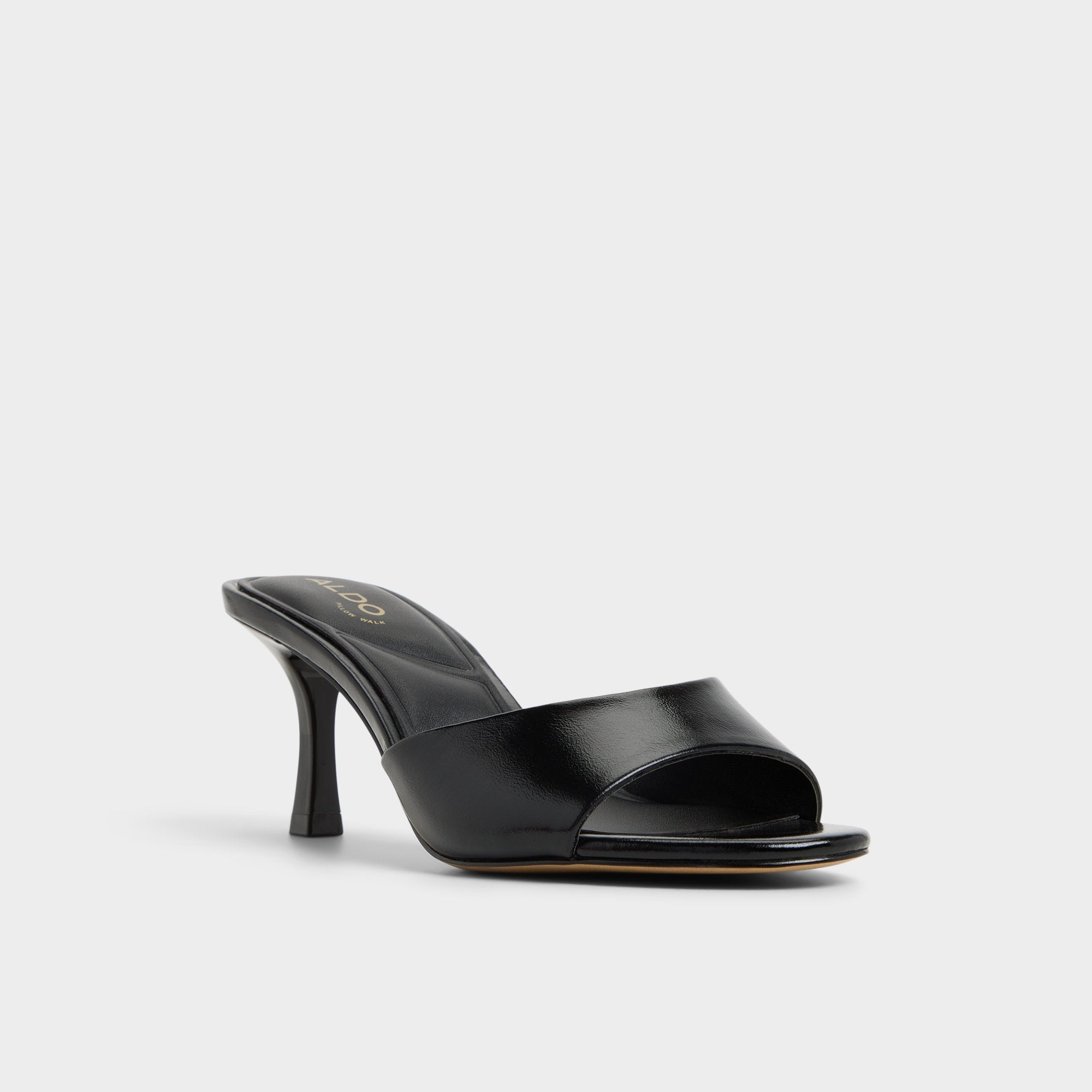 Aldo Annaberaen in Black - Heeled mule, Stiletto heel Women