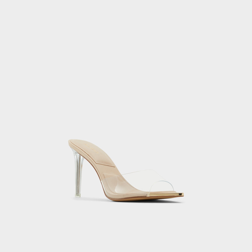 Aldo Annabrilden Bone Women's Heeled mules - Heeled mule, Stiletto heel Women