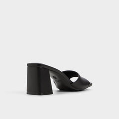 Aldo Tisha Black Women's Heeled mules - Heeled mule, Block heel Women