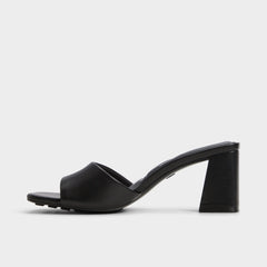 Aldo Tisha Black Women's Heeled mules - Heeled mule, Block heel Women