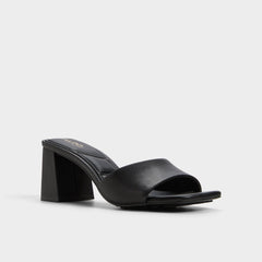 Aldo Tisha Black Women's Heeled mules - Heeled mule, Block heel Women