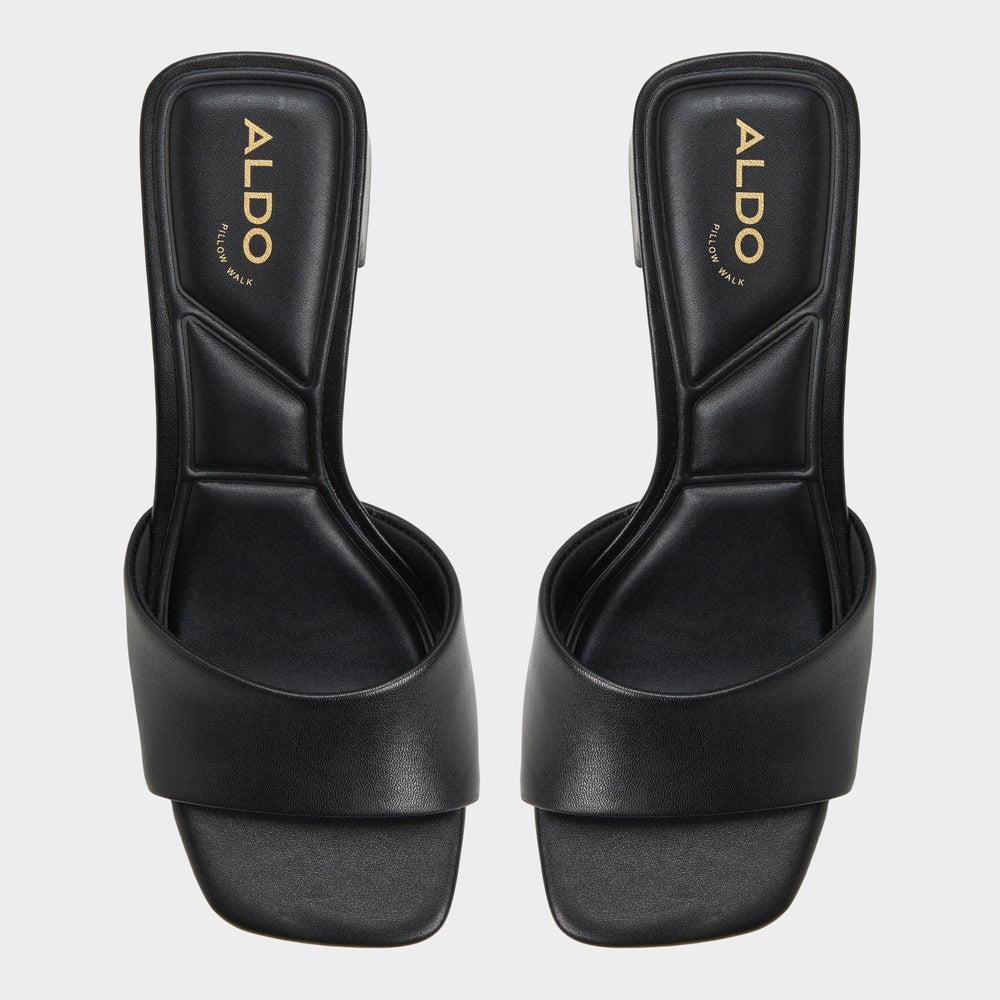 Aldo Tisha Black Women's Heeled mules - Heeled mule, Block heel Women