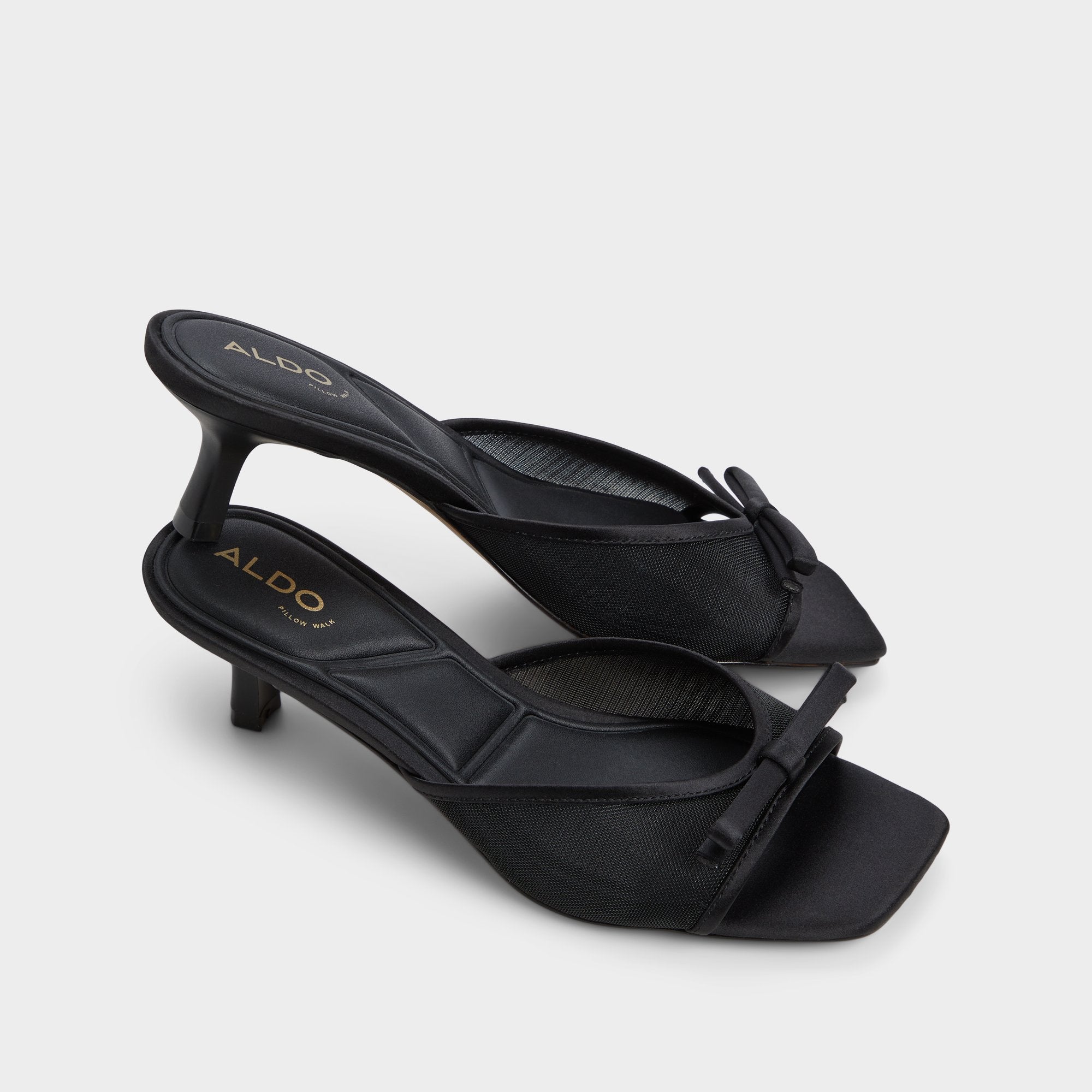 Aldo Begoniaa Black Women's Heeled mules - Heeled mule, Kitten heel Women