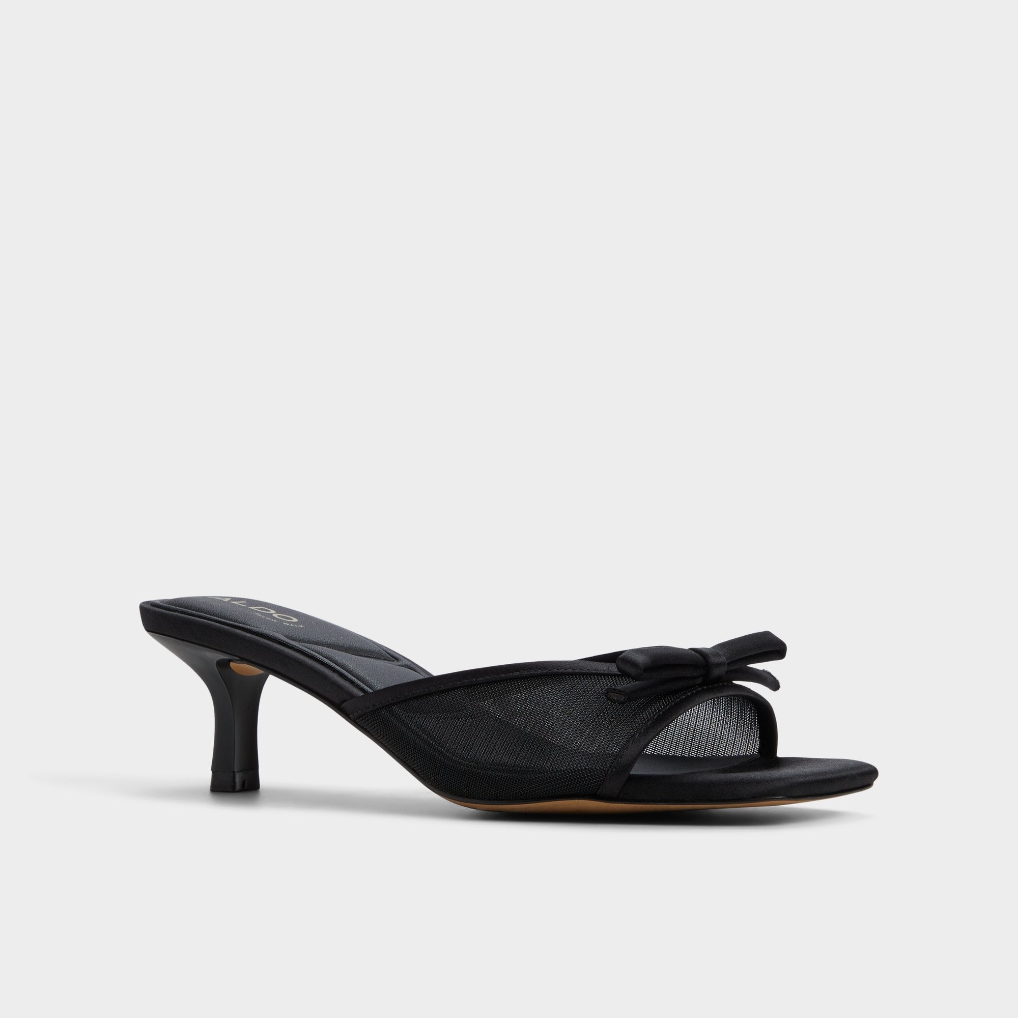 Aldo Begoniaa Black Women's Heeled mules - Heeled mule, Kitten heel Women