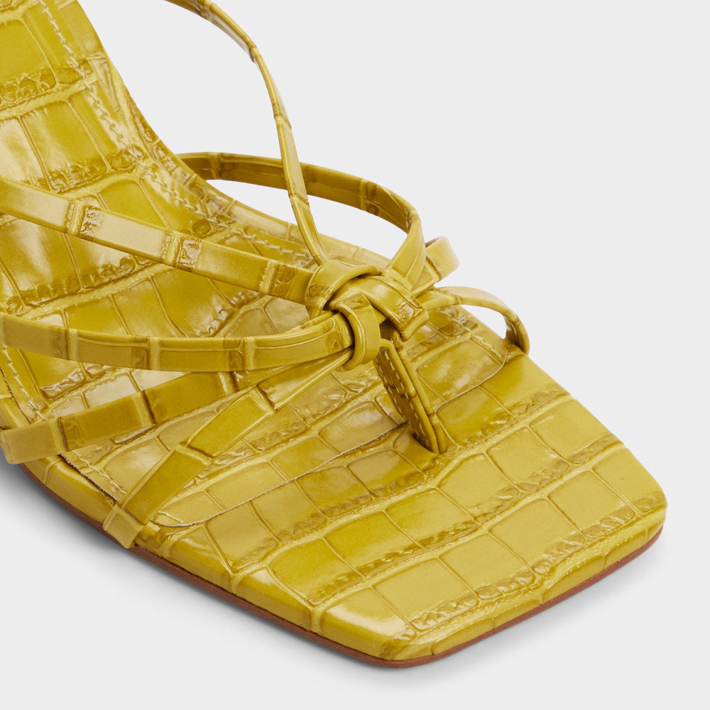 Aldo Lumera in Other Yellow - Heeled mule, Stiletto heel Women
