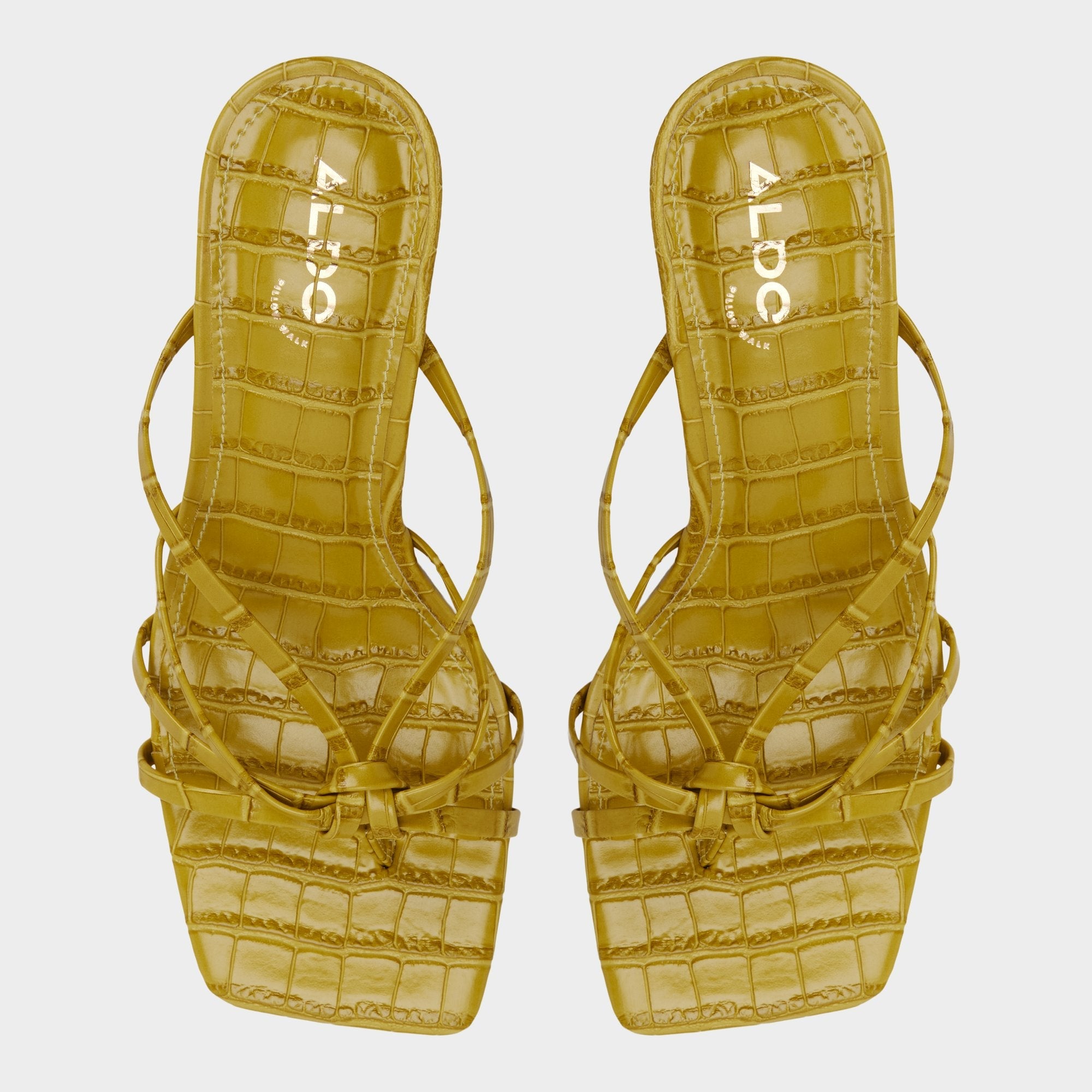 Aldo Lumera in Other Yellow - Heeled mule, Stiletto heel Women