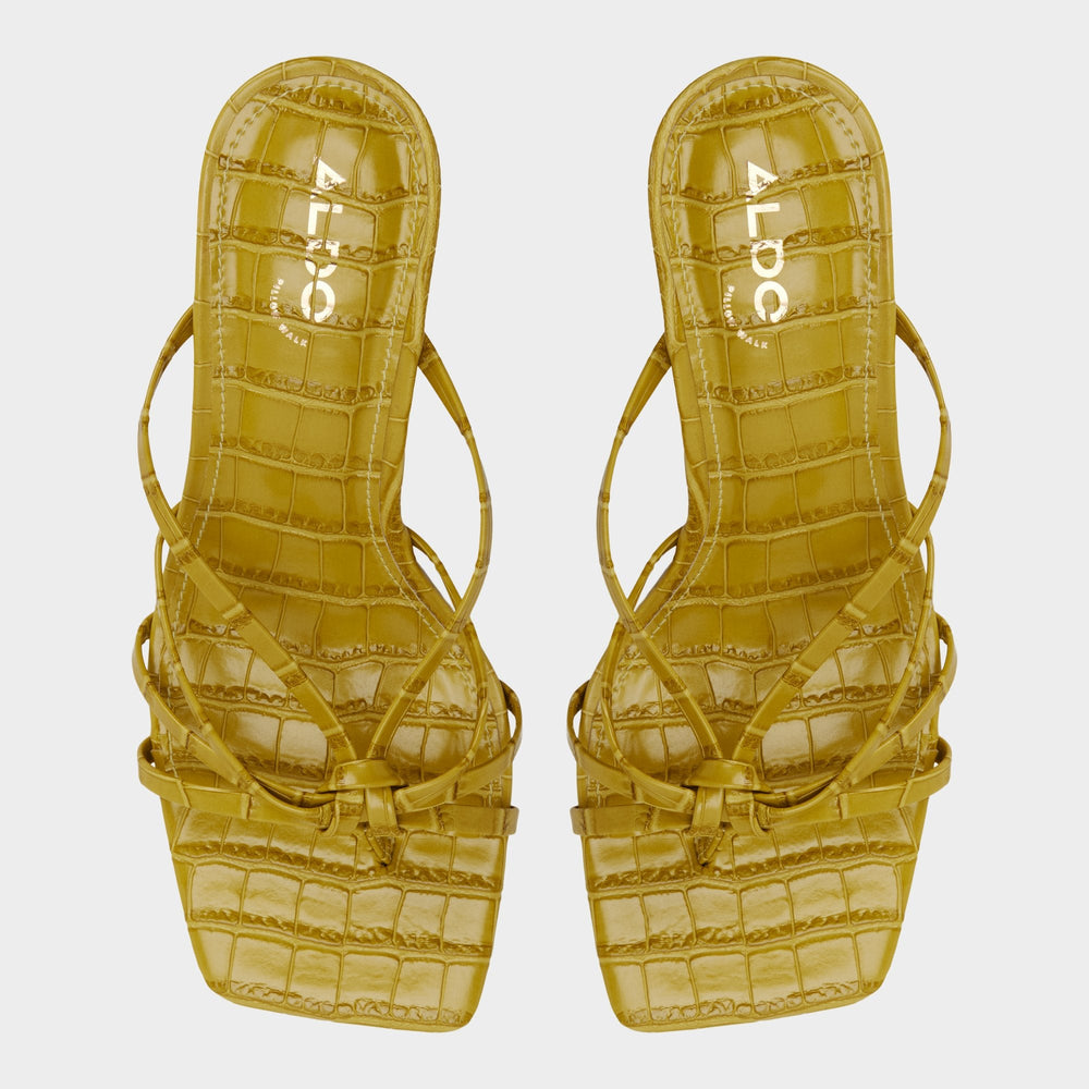 Aldo Lumera in Other Yellow - Heeled mule, Stiletto heel Women