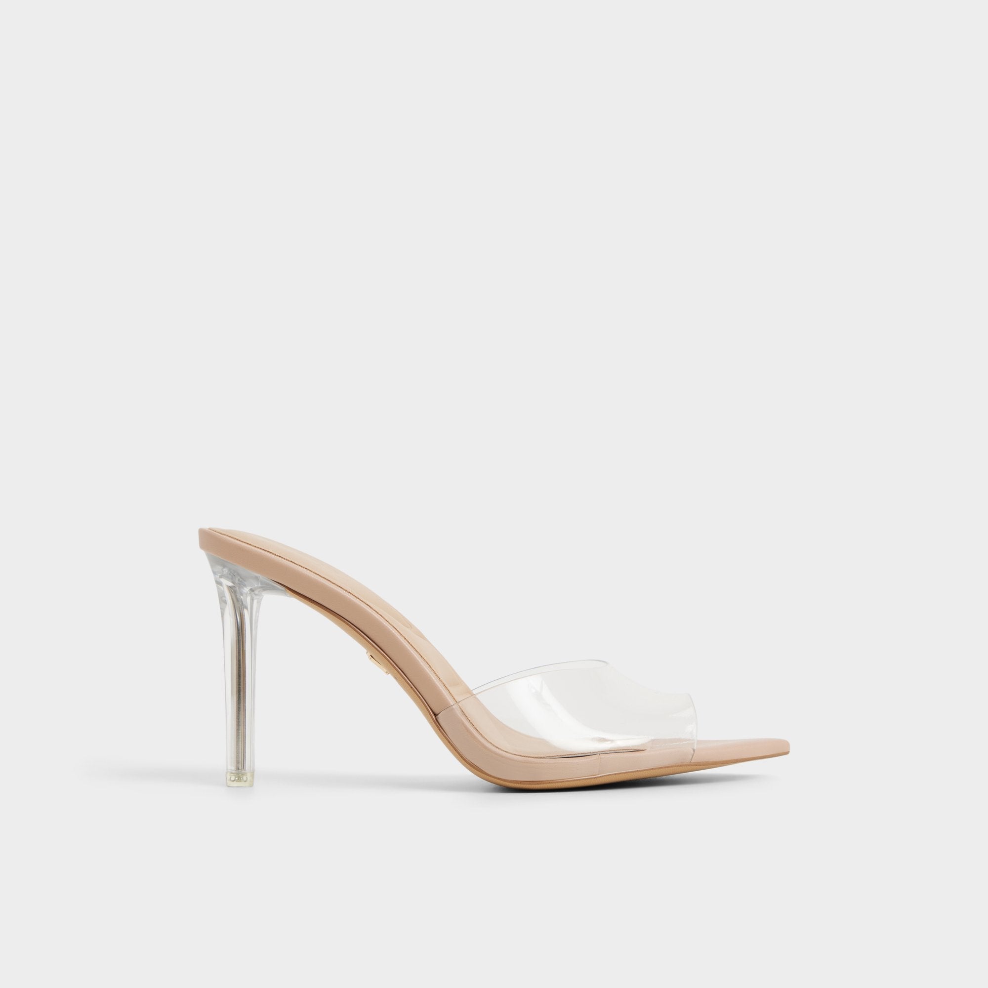 Aldo Anitabrilden Beige Women's Mule slides - Heeled mule, Stiletto heel Women