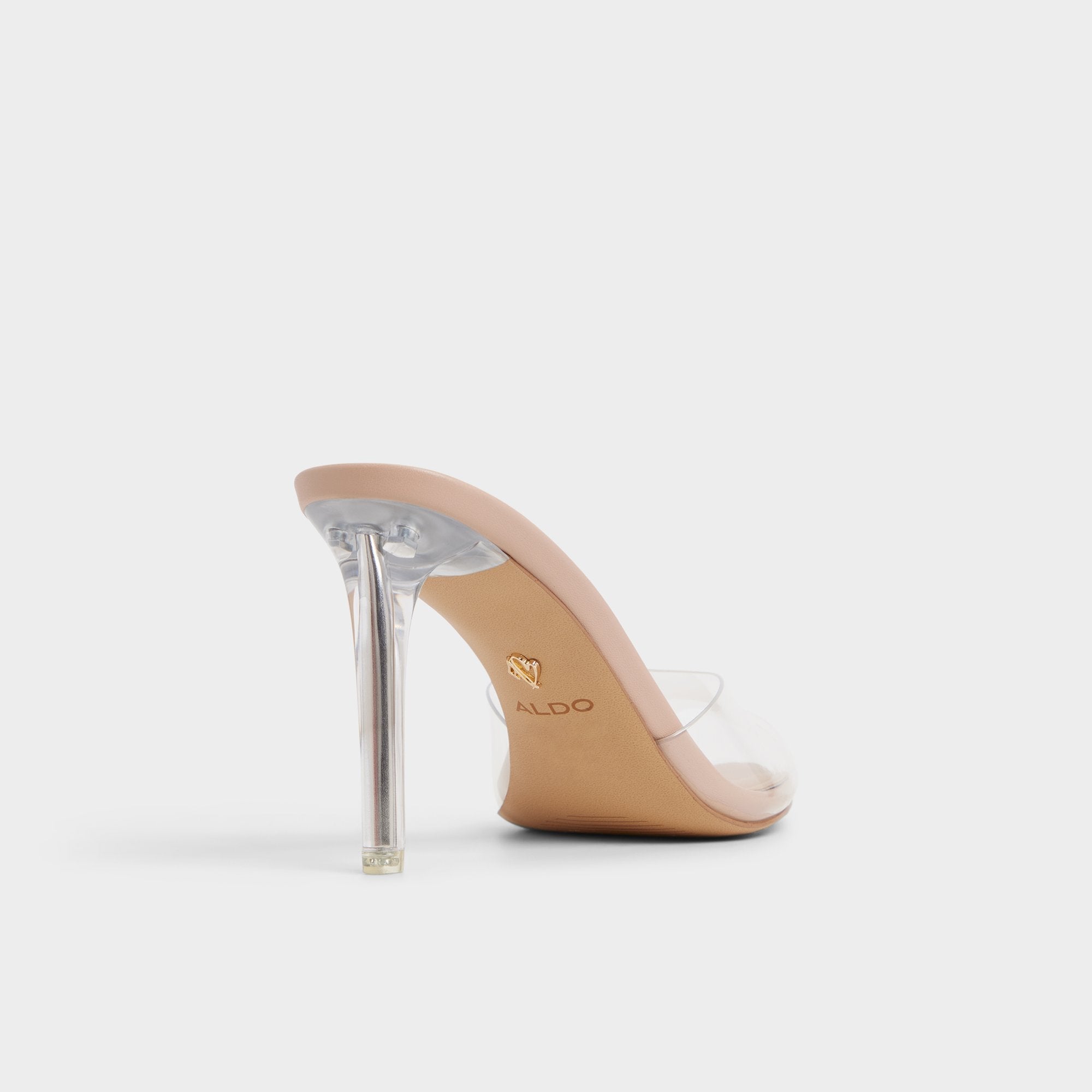 Aldo Anitabrilden Beige Women's Mule slides - Heeled mule, Stiletto heel Women