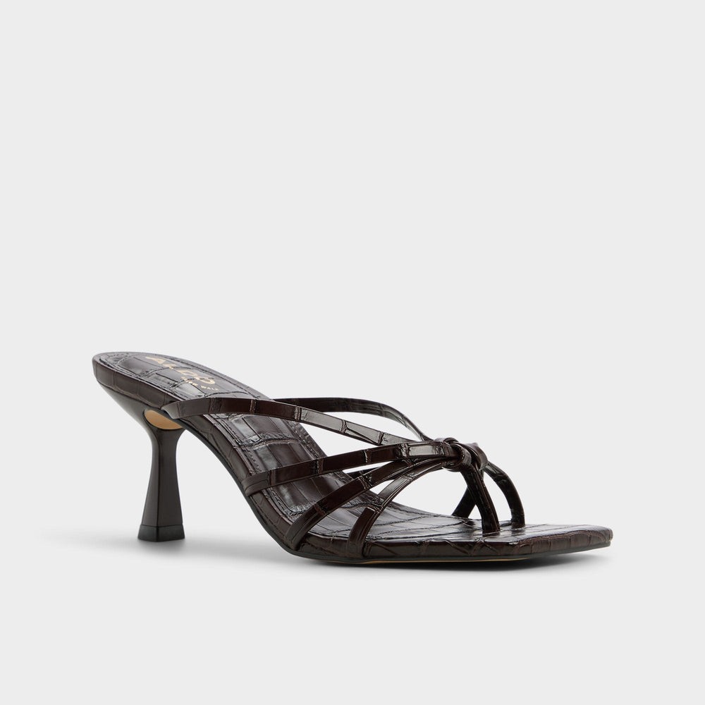 Aldo Lumera in Dark Brown - Heeled mule, Stiletto heel Women