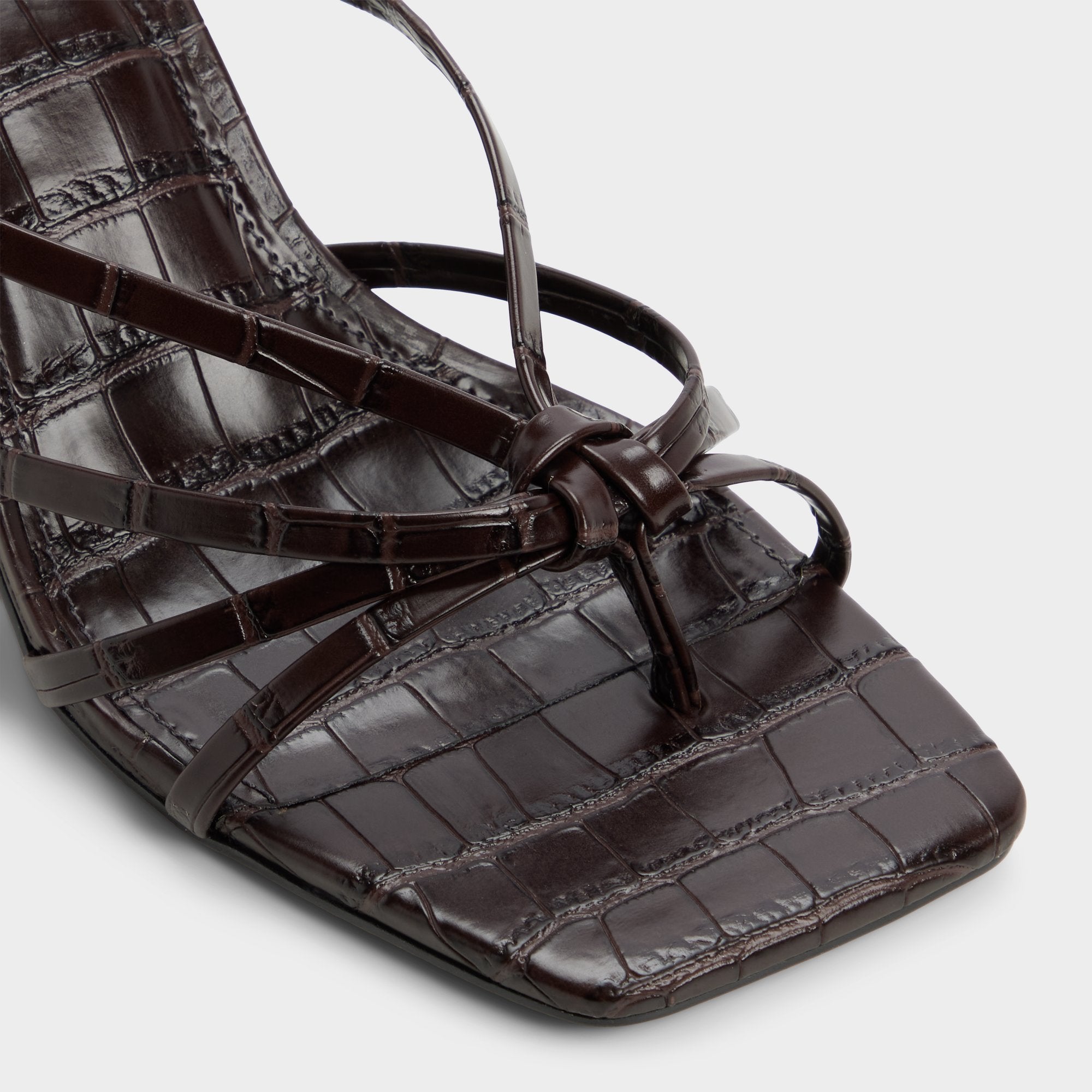 Aldo Lumera in Dark Brown - Heeled mule, Stiletto heel Women