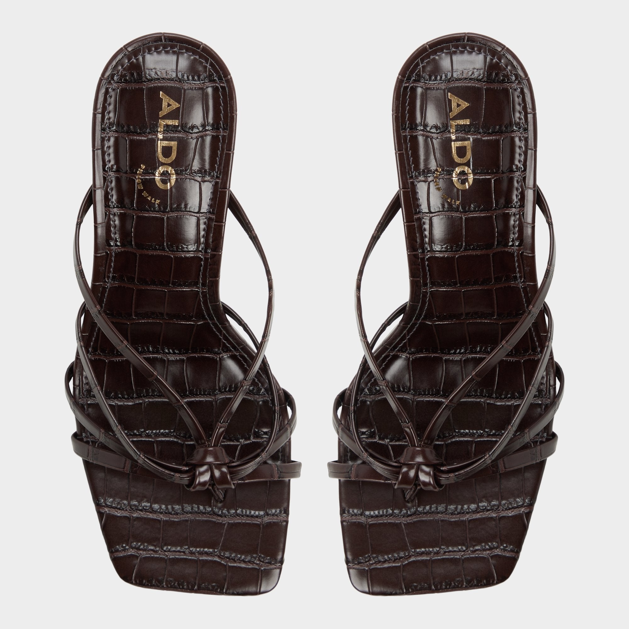 Aldo Lumera in Dark Brown - Heeled mule, Stiletto heel Women