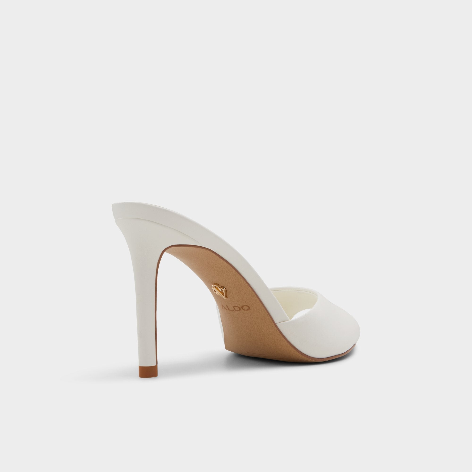 Aldo Anniebrilden White Women's Heeled mules - Heeled mule, Stiletto heel Women