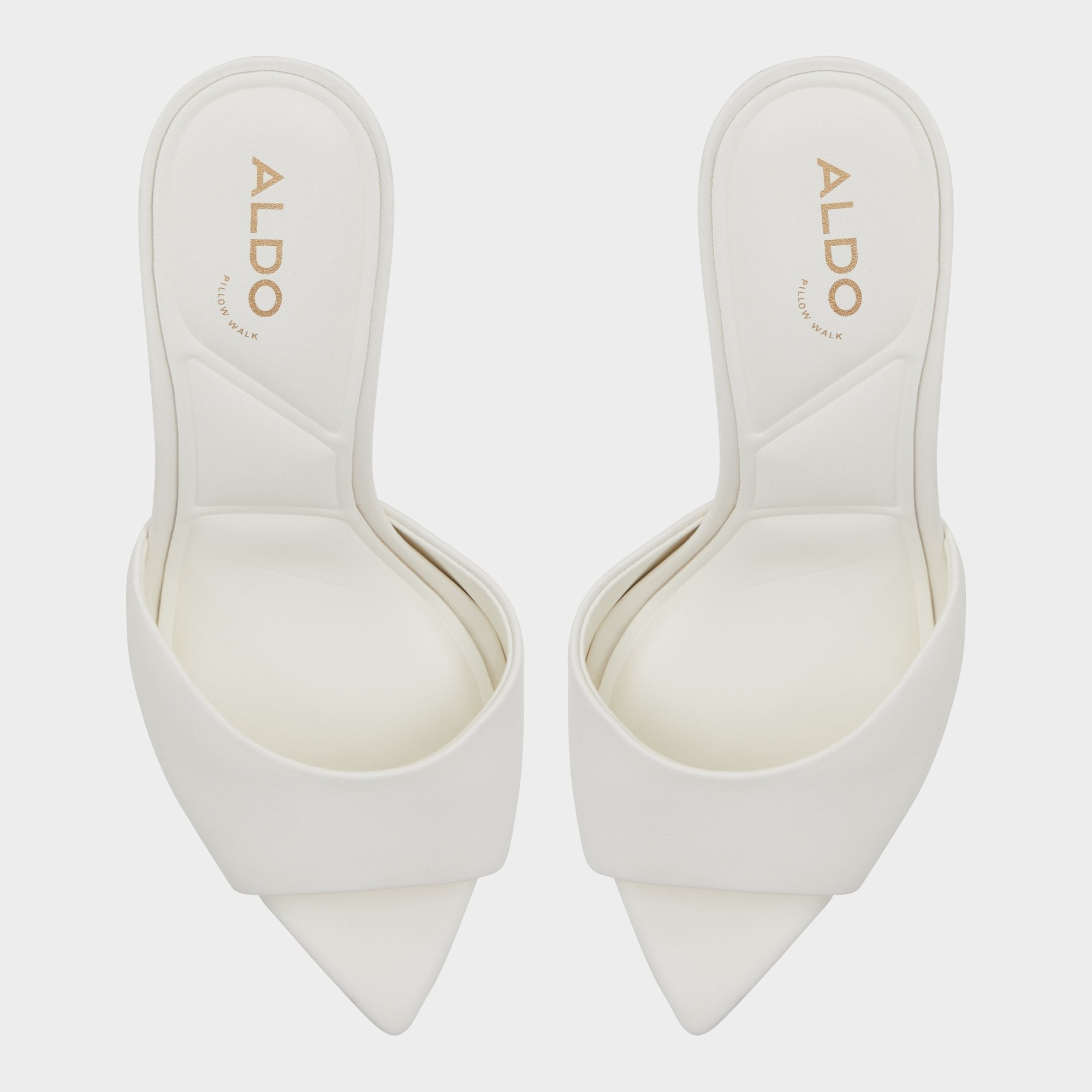 Aldo Anniebrilden White Women's Heeled mules - Heeled mule, Stiletto heel Women