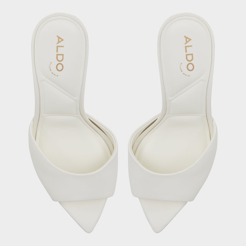 Aldo Anniebrilden White Women's Heeled mules - Heeled mule, Stiletto heel Women