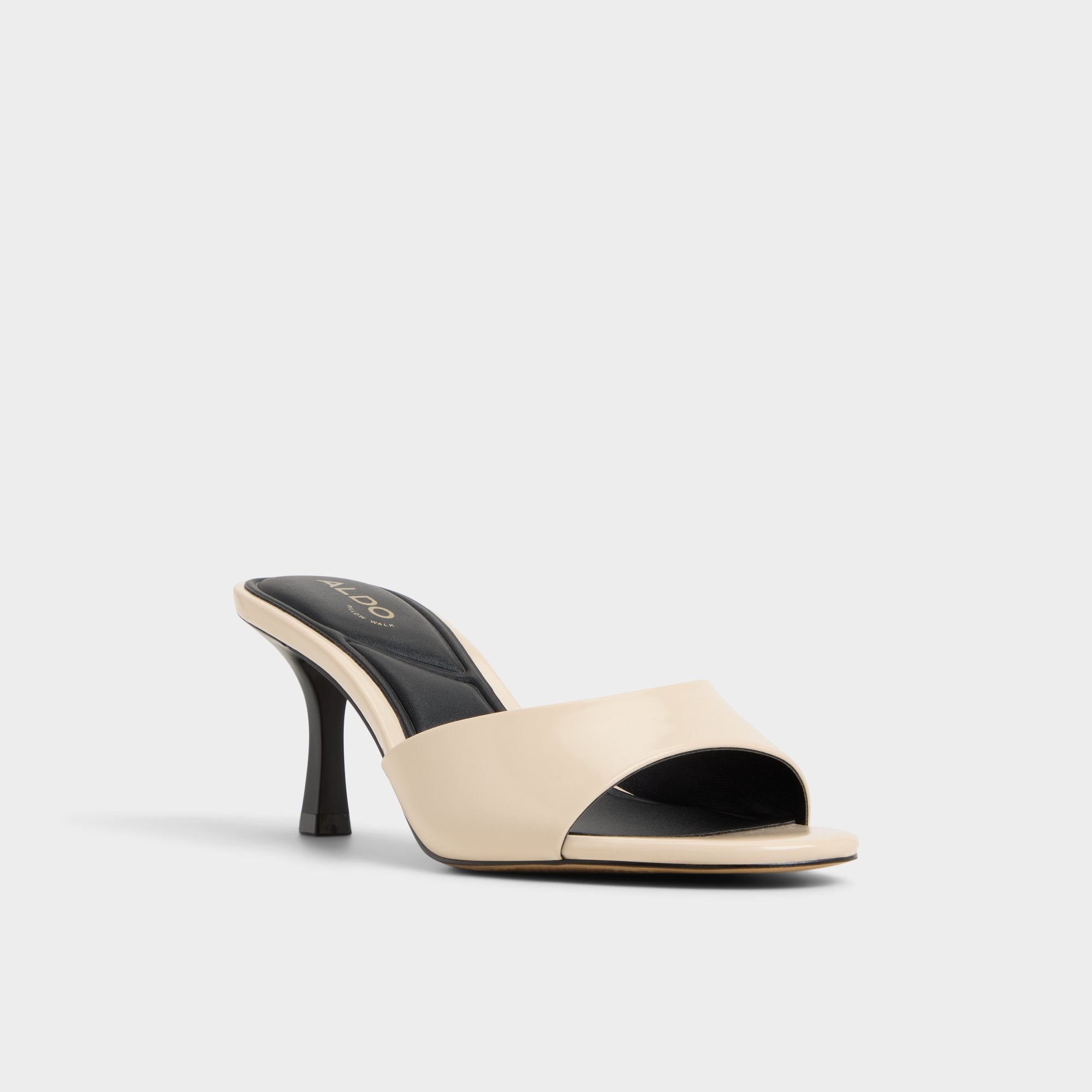 Aldo Annaberaen in Light Beige - Heeled mule, Stiletto heel Women|Bags