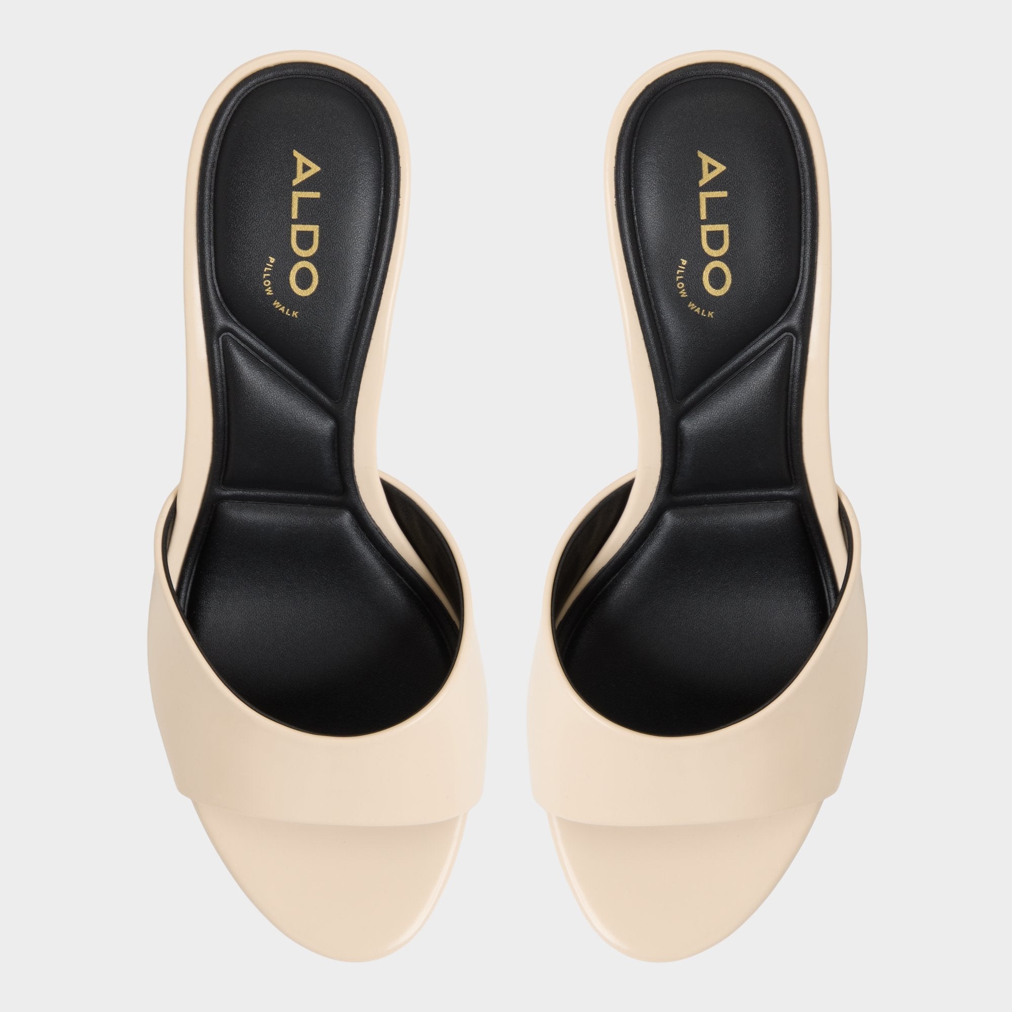 Aldo Annaberaen in Light Beige - Heeled mule, Stiletto heel Women|Bags