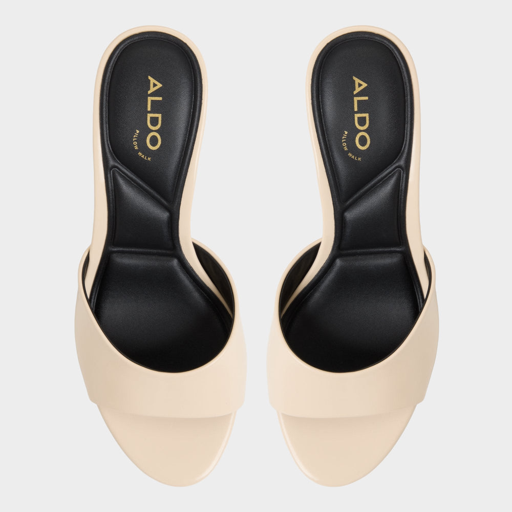 Aldo Annaberaen in Light Beige - Heeled mule, Stiletto heel Women|Bags