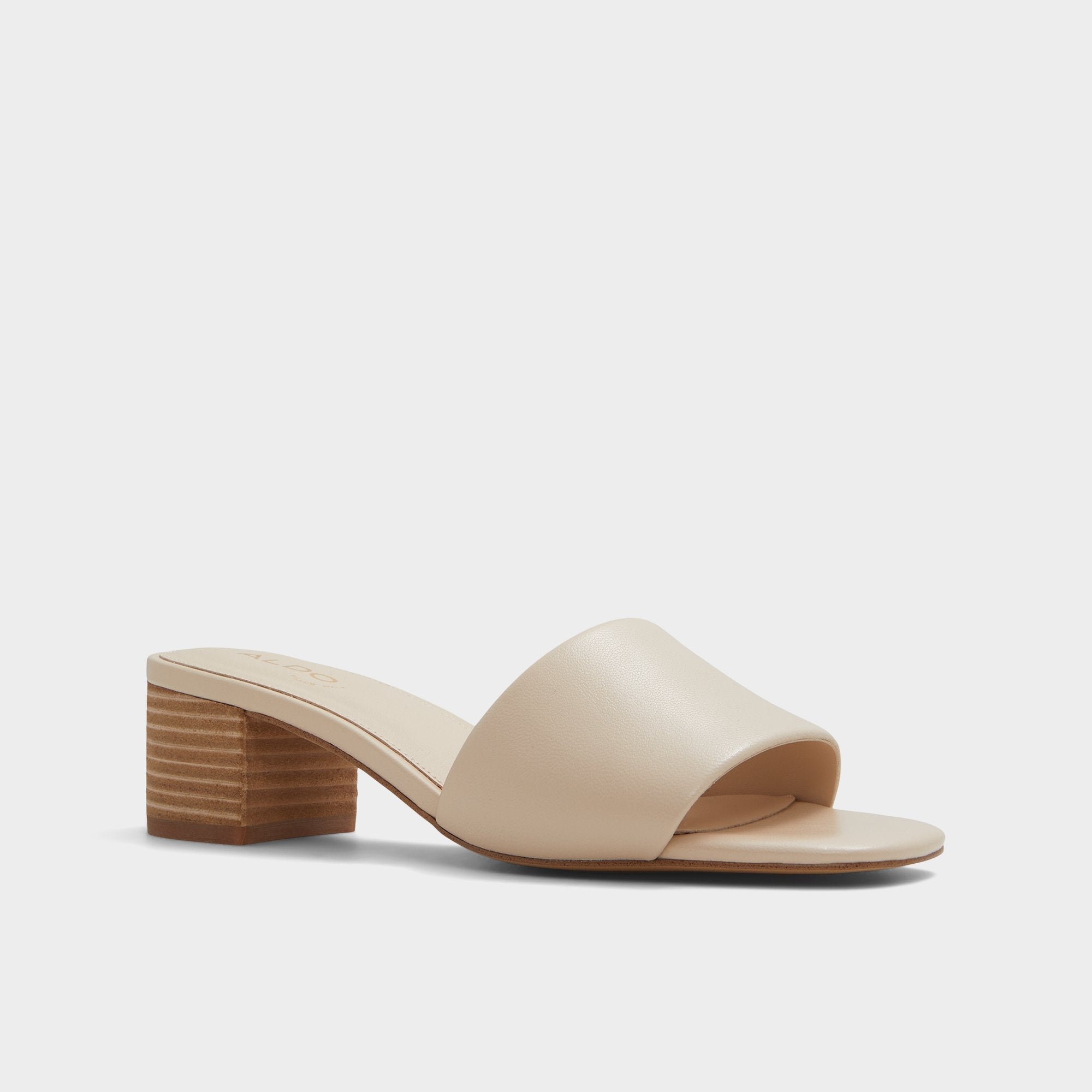 Aldo Claudina Other Beige Women's Block heels - Heeled mule, Block heel Women