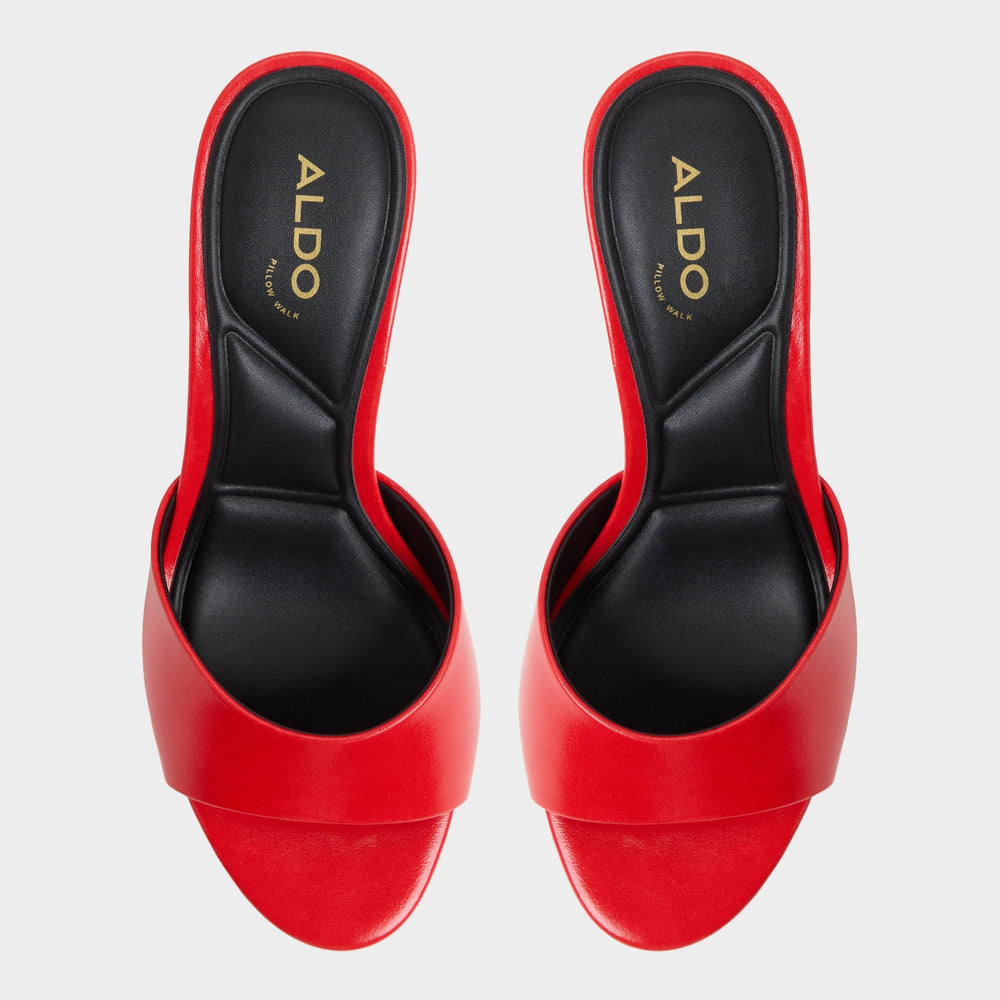 Aldo Annaberaen in Bright Red - Heeled mule, Stiletto heel Women