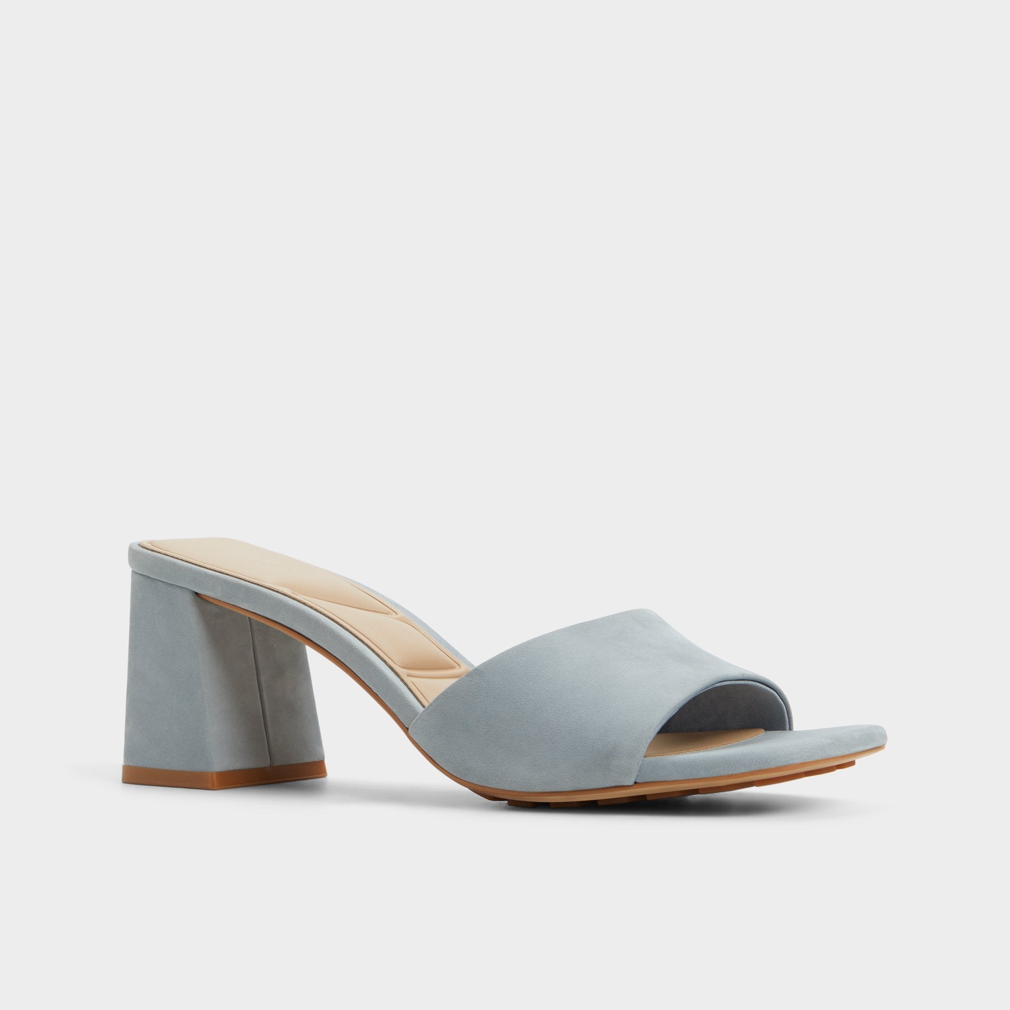 Aldo Tisha Other Blue Women's Heeled mules - Heeled mule, Block heel Women