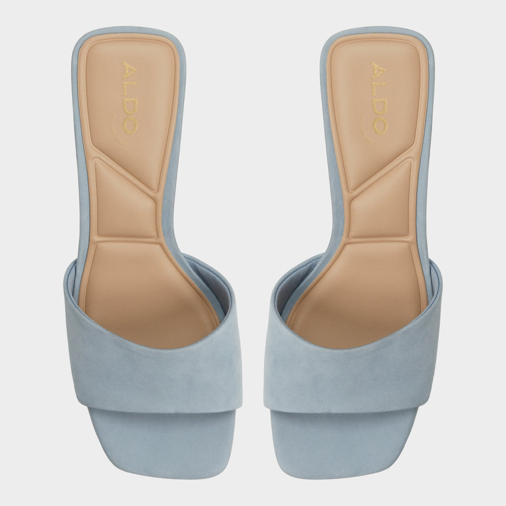 Aldo Tisha Other Blue Women's Heeled mules - Heeled mule, Block heel Women