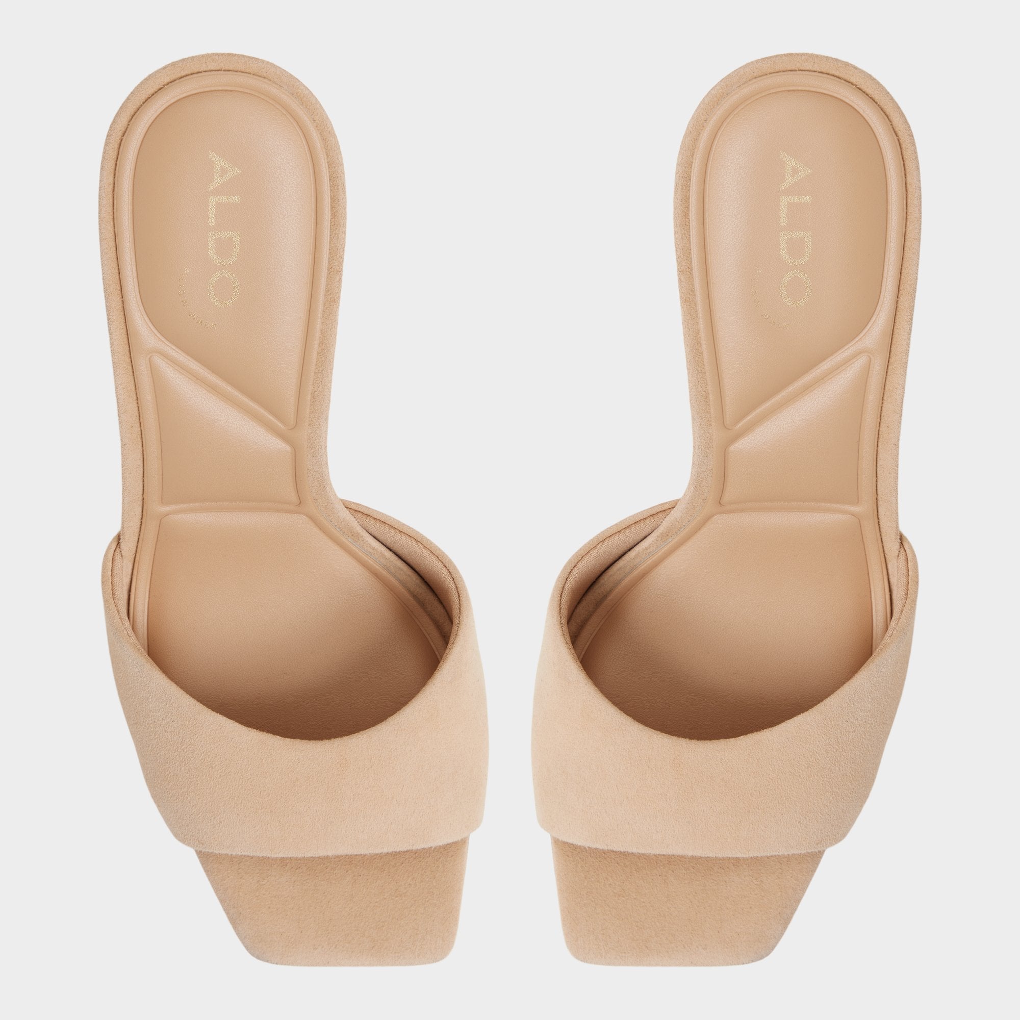Aldo Jennifer in Medium Beige - Heeled mule, Stiletto heel Women