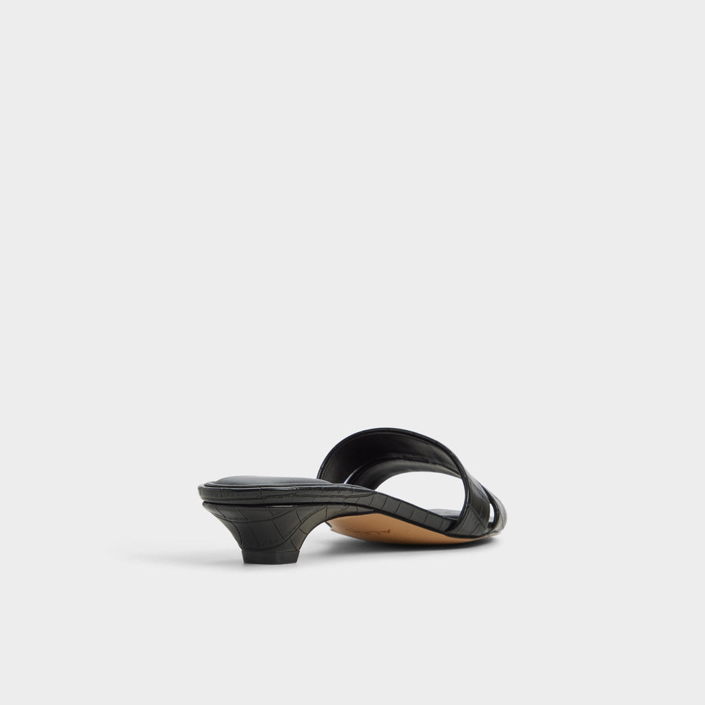 Aldo Scarletta Black Women's Heeled mules - Heeled mule, Kitten heel Women