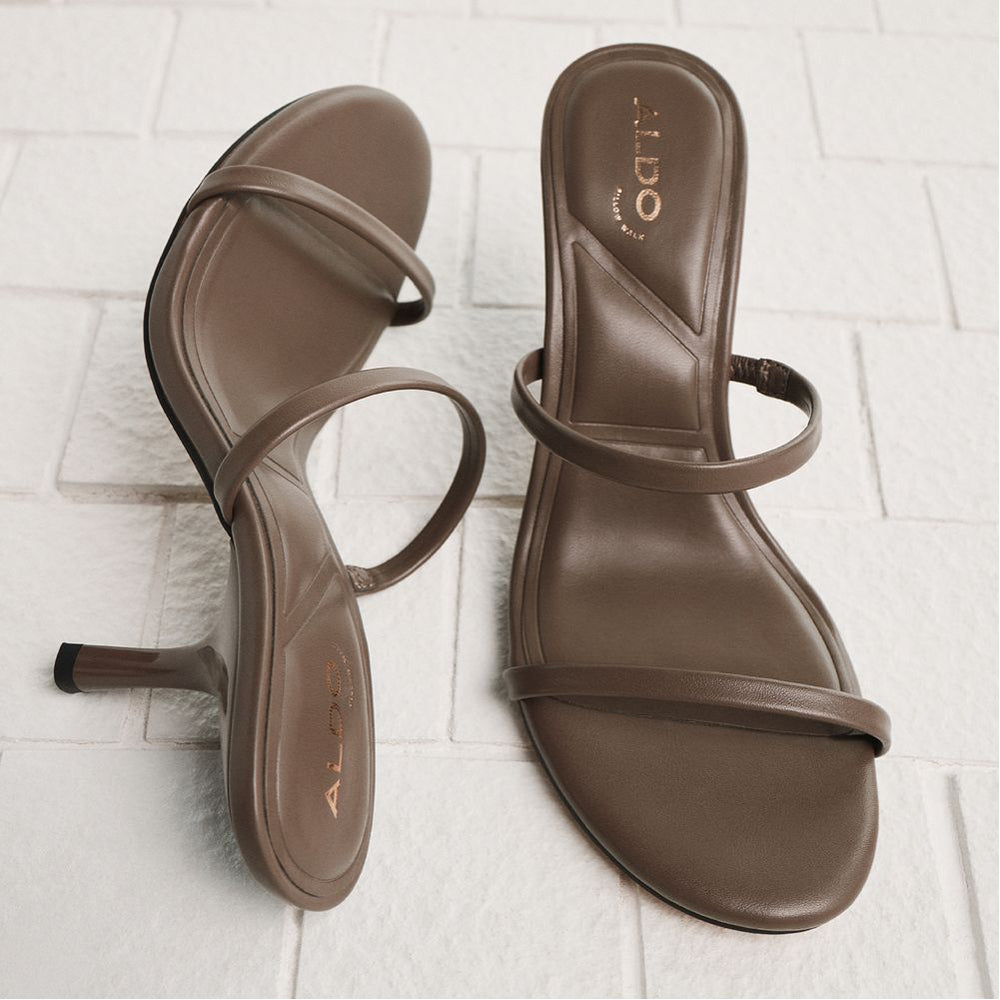 Aldo Avelinda in Khaki - Heeled mule Women