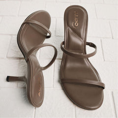 Aldo Avelinda in Khaki - Heeled mule Women