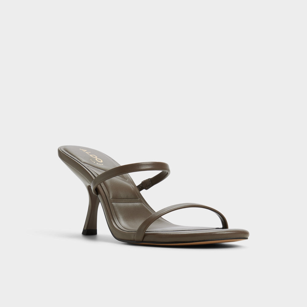 Aldo Avelinda in Khaki - Heeled mule Women