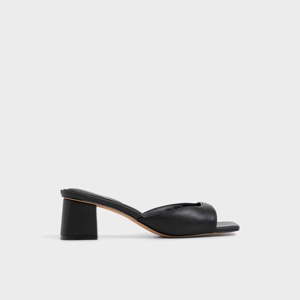 Aldo Aneky in Black - Heeled mule, Block heel Women