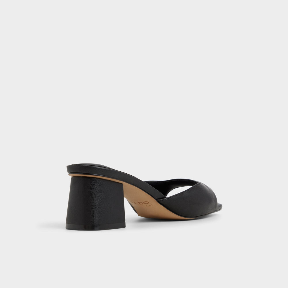 Aldo Aneky in Black - Heeled mule, Block heel Women