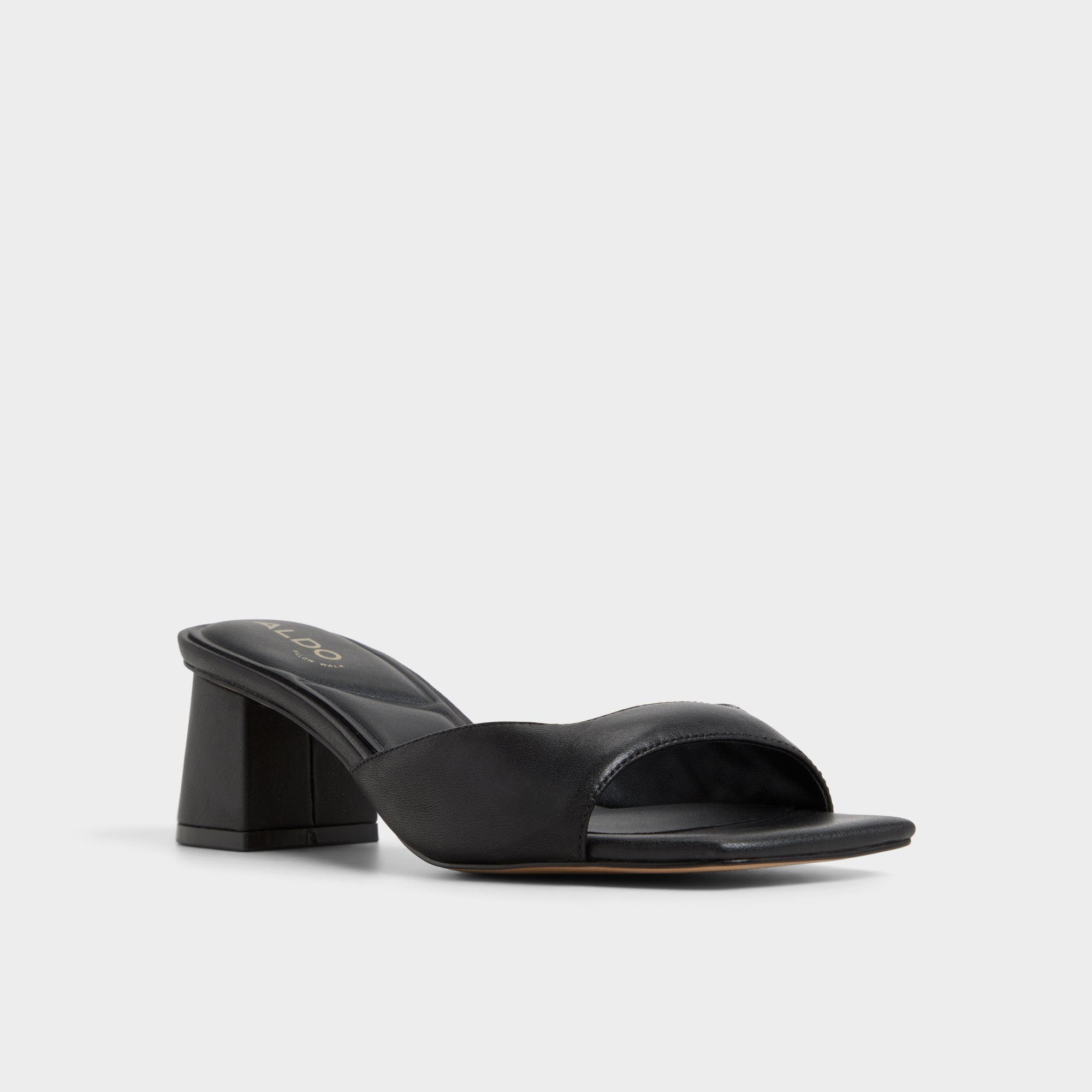 Aldo Aneky in Black - Heeled mule, Block heel Women