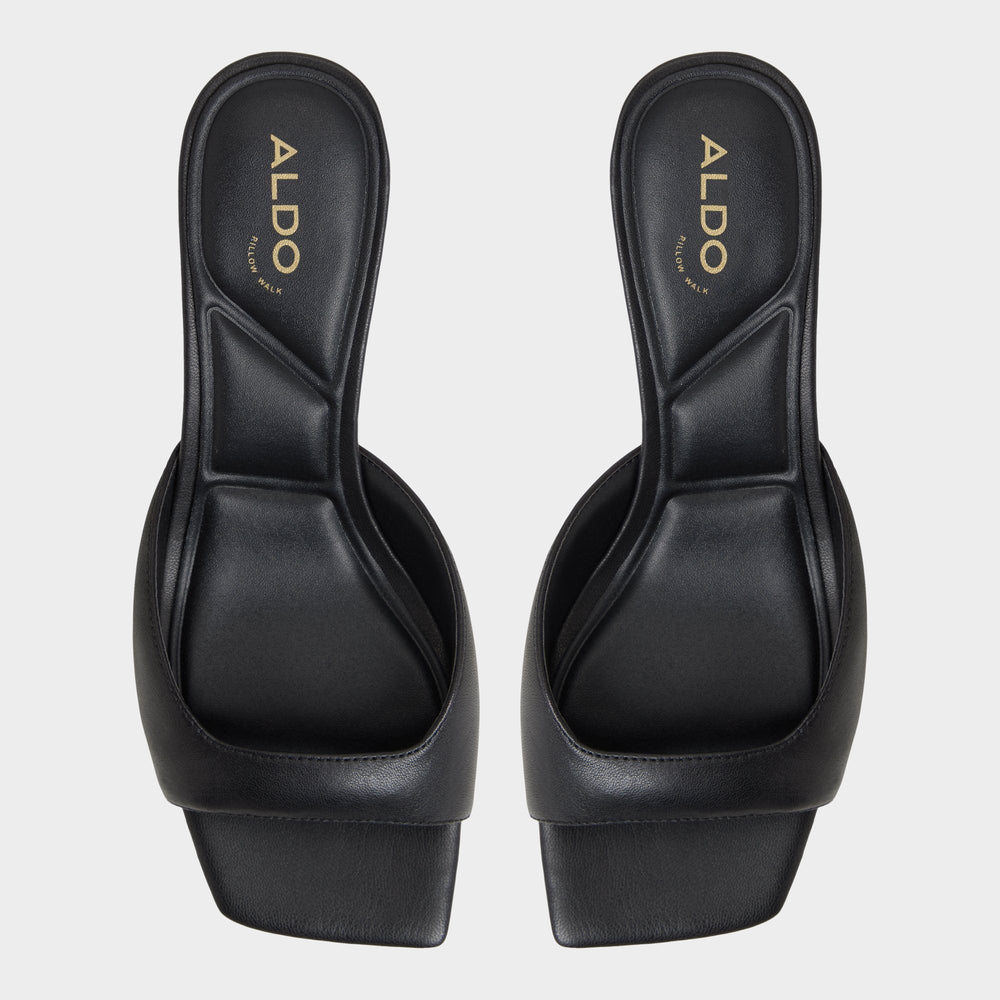Aldo Aneky in Black - Heeled mule, Block heel Women