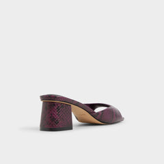 Aldo Aneky in Bordo - Heeled mule, Block heel Women