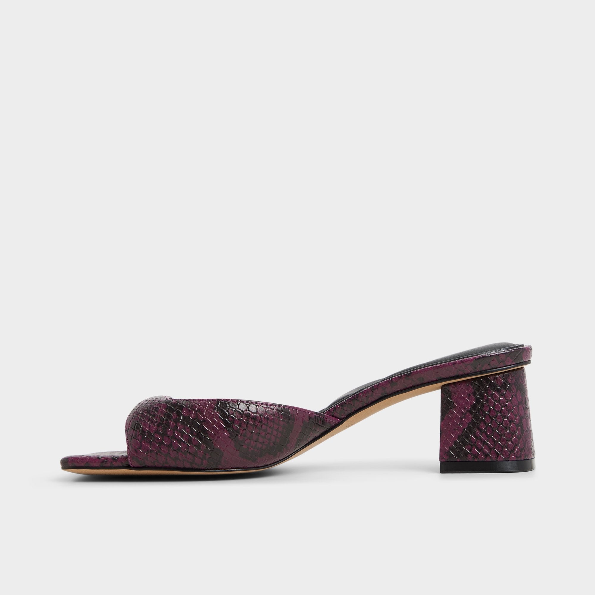Aldo Aneky in Bordo - Heeled mule, Block heel Women