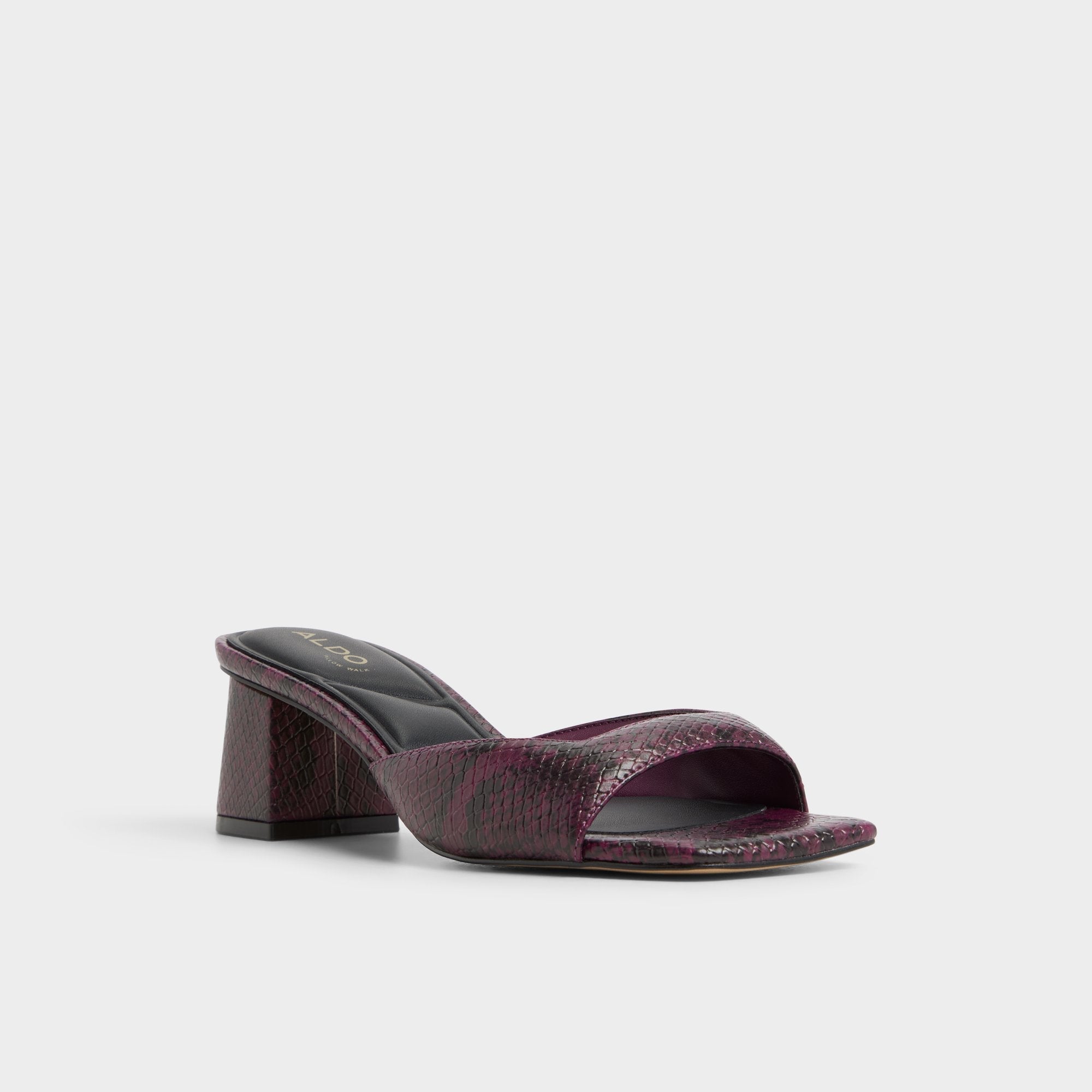 Aldo Aneky in Bordo - Heeled mule, Block heel Women