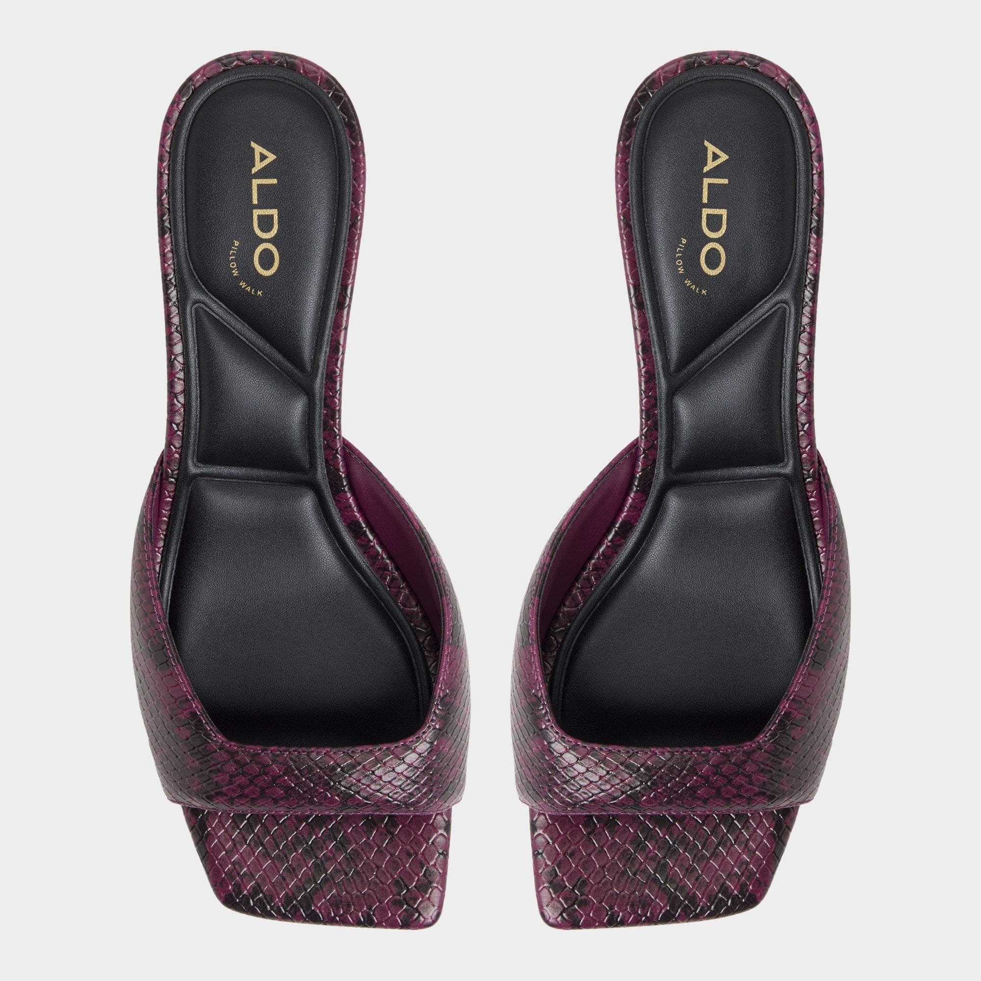 Aldo Aneky in Bordo - Heeled mule, Block heel Women