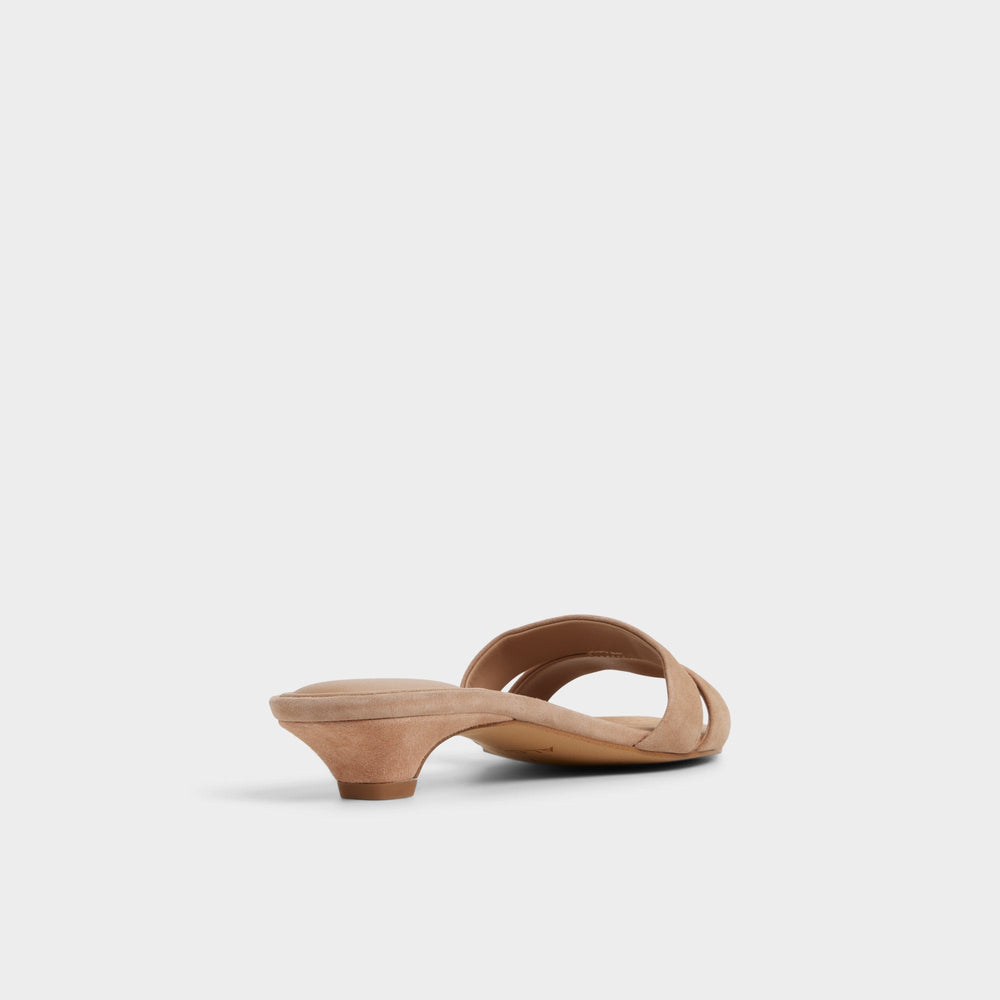 Aldo Scarletta Medium Brown Women's Heeled mules - Heeled mule, Kitten heel Women