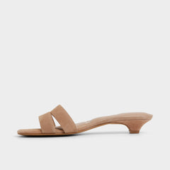 Aldo Scarletta Medium Brown Women's Heeled mules - Heeled mule, Kitten heel Women