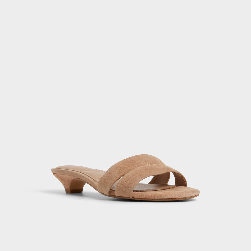Aldo Scarletta Medium Brown Women's Heeled mules - Heeled mule, Kitten heel Women